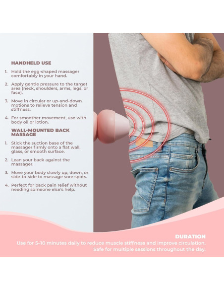 Bola de Masaje Montable WeeCosy para Alivio de Puntos Gatillo