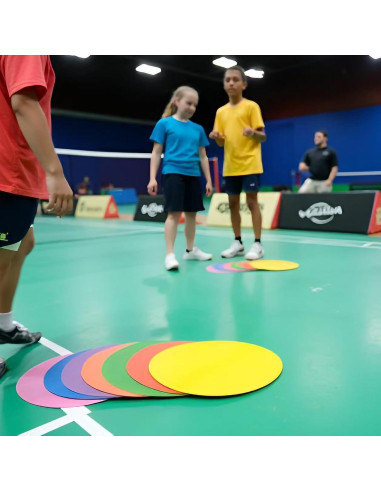 12 Conos de Agilidad KHYMOHP 22.86 cm Antideslizantes Multicolor