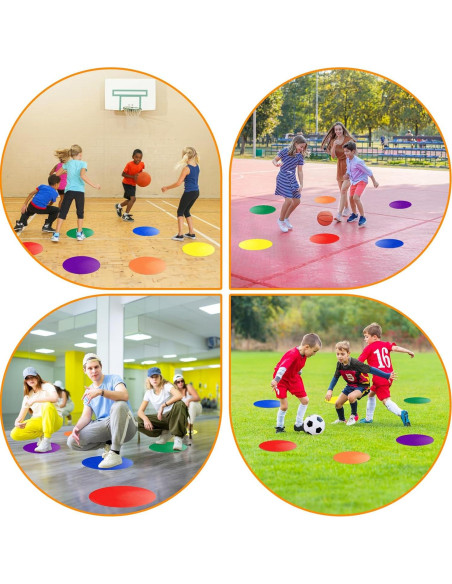 12 Conos de Agilidad KHYMOHP 22.86 cm Antideslizantes Multicolor