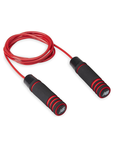 Cuerda de Salto con Peso New Balance 2.74m Ajustable Roja Cuerda de Salto con Peso New Balance 2.74m Ajustable Roja
