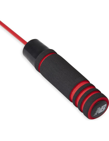 Cuerda de Salto con Peso New Balance 2.74m Ajustable Roja