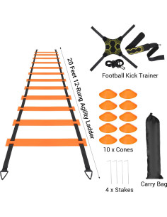 Conjunto Entrenador de Fútbol Zisiueel con Escalera 6.1m 2