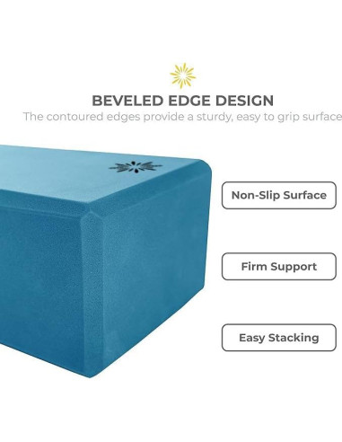 Bloques de Yoga Sunshine 10 Pack EVA 4" - Soporte y Estabilidad