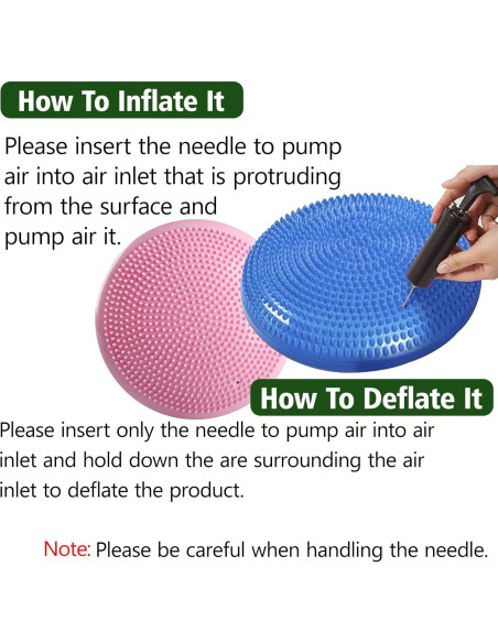 Disco de Equilibrio Genérico 34.5 cm 2 PCS Rosa/Azul Disco de Equilibrio Genérico 34.5 cm 2 PCS Rosa/Azul