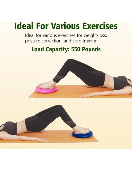 Disco de Equilibrio Genérico 34.5 cm 2 PCS Rosa/Azul Disco de Equilibrio Genérico 34.5 cm 2 PCS Rosa/Azul