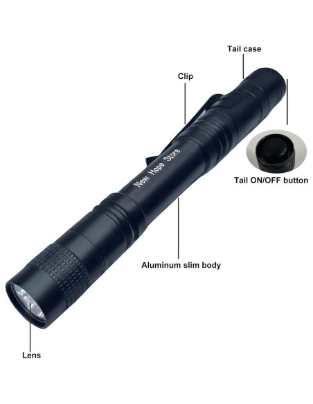 Linterna de bolígrafo LED New Hope Store 1000 lúmenes IPX5