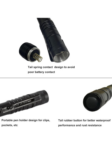Linterna de bolígrafo LED New Hope Store 1000 lúmenes IPX5