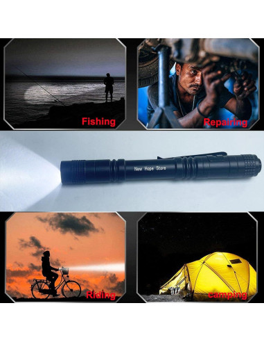 Linterna de bolígrafo LED New Hope Store 1000 lúmenes IPX5