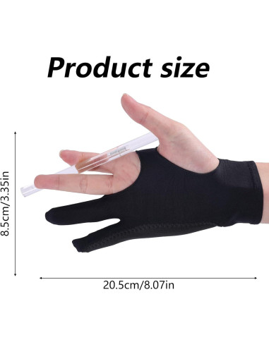 Guante de Dibujo Digital Mikovivi para Artistas - Negro