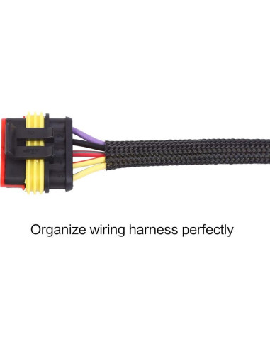 Funda Trenzada Expandible Keco 1/2" 30.48m Negro PET