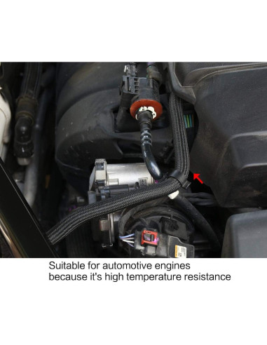 Funda Trenzada Expandible Keco 1/2" 30.48m Negro PET