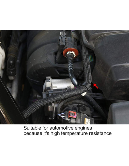 Funda Trenzada Expandible Keco 1/2" 30.48m Negro PET