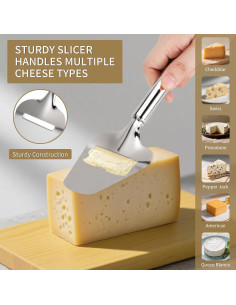 Cortador de Queso Piunaoa de Acero Inoxidable 5cm Ergonómico 2