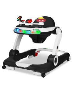 Andador 6 en 1 TODEFULL Negro con Altura y Velocidad Ajustables