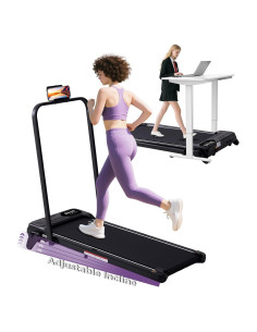 Caminadora Plegable Kassadin 3.5HP con Barra y Pendiente 12%