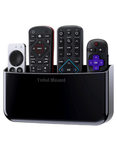 Soporte de Control Remoto TotalMount Negro Premium para 4 Controles