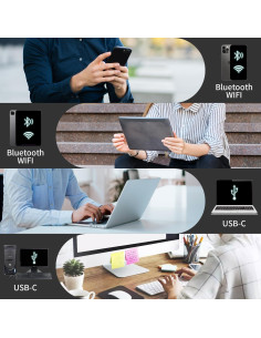 Impresora Portátil Rongta F82 Inalámbrica 300DPI A4 2