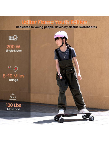 Patineta Eléctrica UDITER Flamo 21Km/h 4 Velocidades