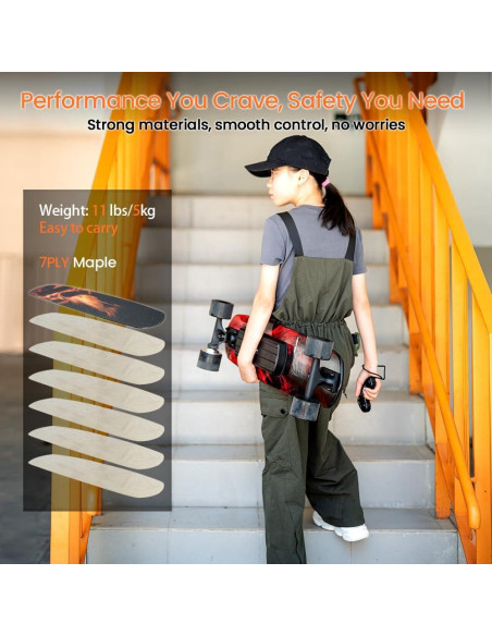 Patineta Eléctrica UDITER Flamo 21Km/h 4 Velocidades