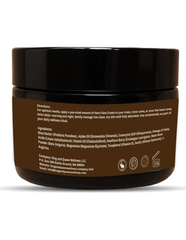 Crema Circulación Sanguínea L-Arginina CoQ10 56.7g King & Queen