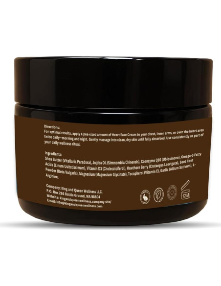 Crema Circulación Sanguínea L-Arginina CoQ10 56.7g King & Queen