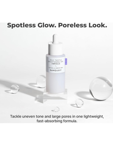 Ampolla Iluminadora RAWQUEST Cardo Lechero 132g Piel Seca