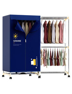 Secadora de Ropa Portátil PTALSEAW JY01-19-1 1000W 15kg