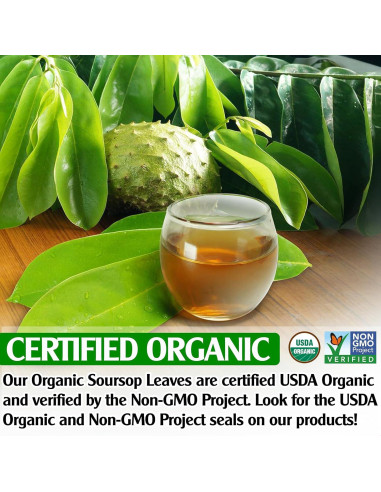 Té de Hojas de Guanábana Orgánico KEYXE 50 Bolsas Ecológicas