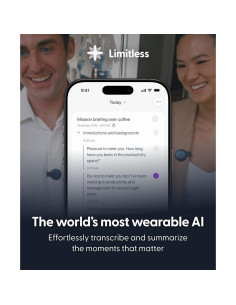 Colgante Grabadora de Voz AI Limitless LS-PT-01 Resistente al Agua 2