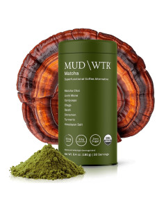 MUDWTR Polvo de Matcha Orgánico 3000mg Hongos Adaptogénicos