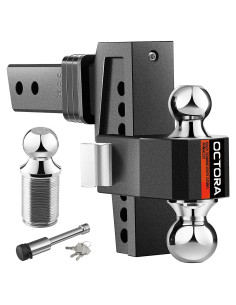 Enganche de Remolque Ajustable OCTORA 912006 5670 KG Negro