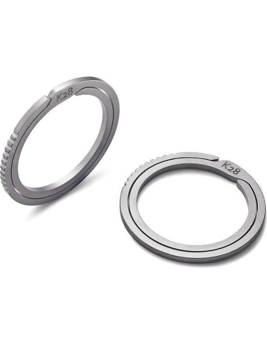 Anillos de Llave de Titanio BANG TI - Kit de 2 Unidades