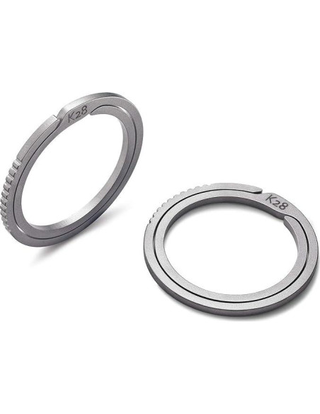 Anillos de Llave de Titanio BANG TI - Kit de 2 Unidades