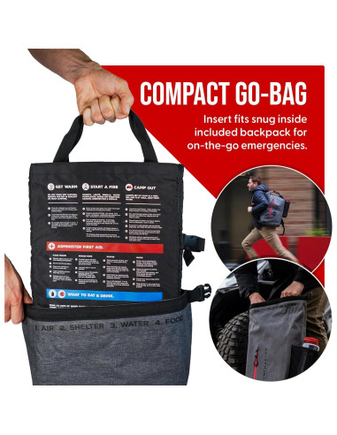 Mochila de Emergencia Uncharted Supply Co. Seventy2 32L