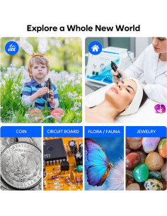 Microscopio Digital USB KEEMIKA 50X-1600X 2MP HD Portátil 2