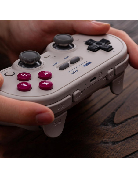 Controlador Bluetooth 8BitDo Pro 3 G Classic para Switch y PC