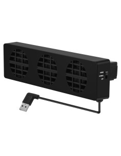 Base de soporte enfriador USB Bewinner para consola de juegos 3 ventiladores
