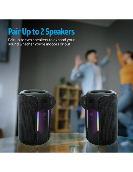 Altavoz Bluetooth AT&T Essentials 10W Impermeable Negro