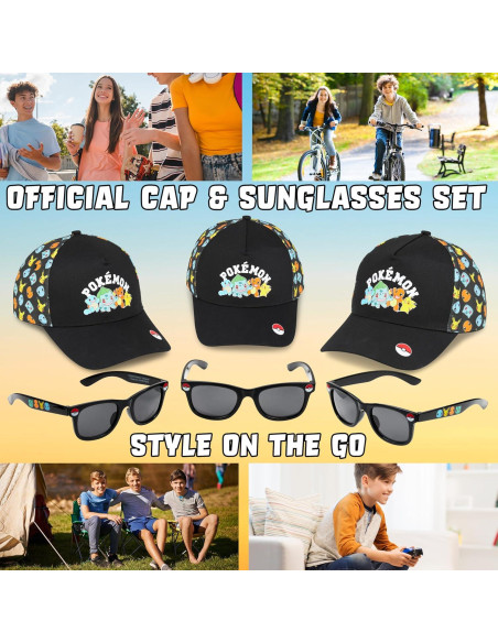 Gorra de béisbol Get Trend para niños 4-12 años + gafas UV