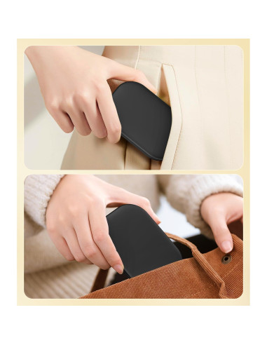 Espejo Compacto Iluminado Gospire SJCBJZ-8GE 1X/3X Negro