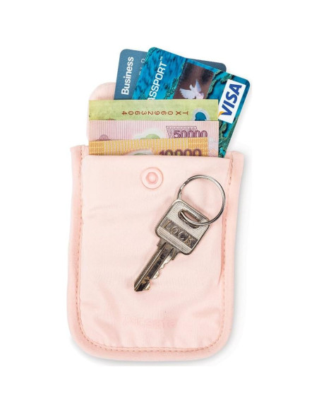 Bolsa Oculta Antirrobo Pacsafe Coversafe S25 Rosa Orquídea