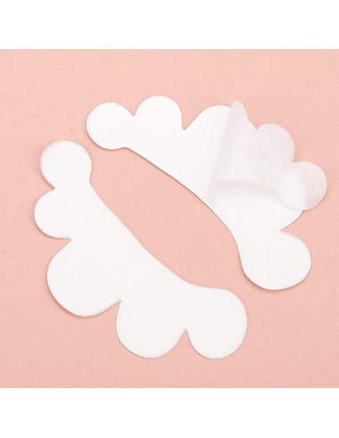 Juego de 100 pares de almohadillas de gel YS para ojos - Negro