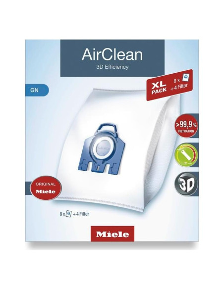 Bolsas de Aspiradora Miele AirClean 3D GN - Paquete de 8