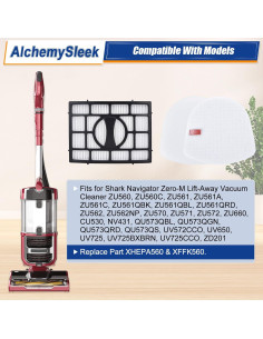 Filtro de Reemplazo Shark ZU560 ZU561 ZU562 HEPA 8 Piezas 2