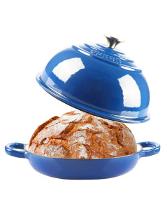 Olla Holandesa CUKOR 7QT Hierro Fundido Enameleda Azul