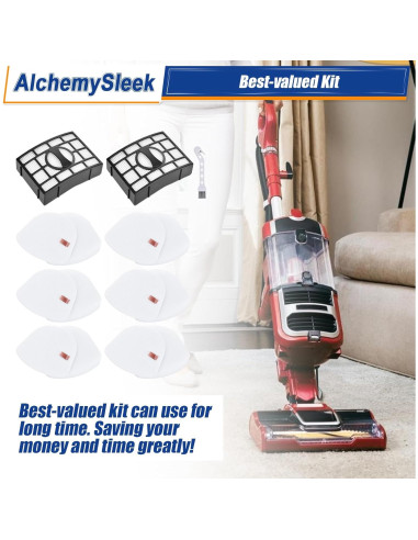 Filtro de Reemplazo Shark ZU560 ZU561 ZU562 HEPA 8 Piezas