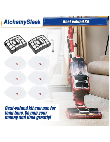 Filtro de Reemplazo Shark ZU560 ZU561 ZU562 HEPA 8 Piezas