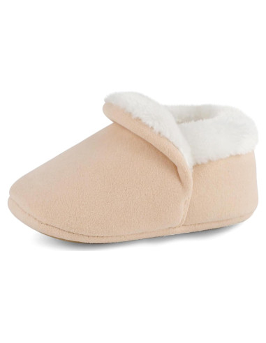 Zapatillas de Casa ESTAMICO para Niños 3-6 Meses Beige