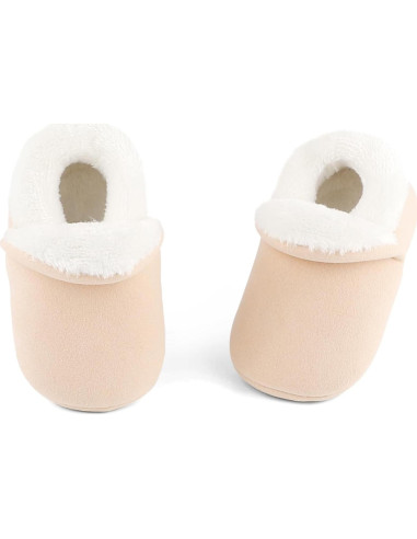 Zapatillas de Casa ESTAMICO para Niños 3-6 Meses Beige