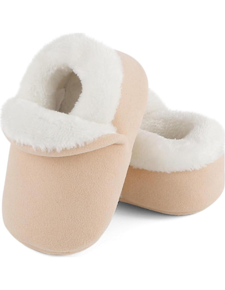 Zapatillas de Casa ESTAMICO para Niños 3-6 Meses Beige